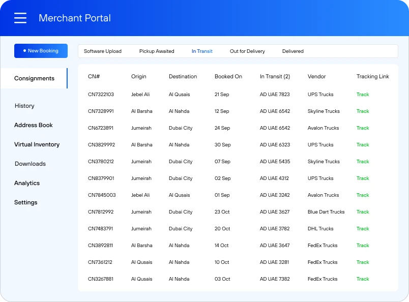 Auto-Share Shipment Status