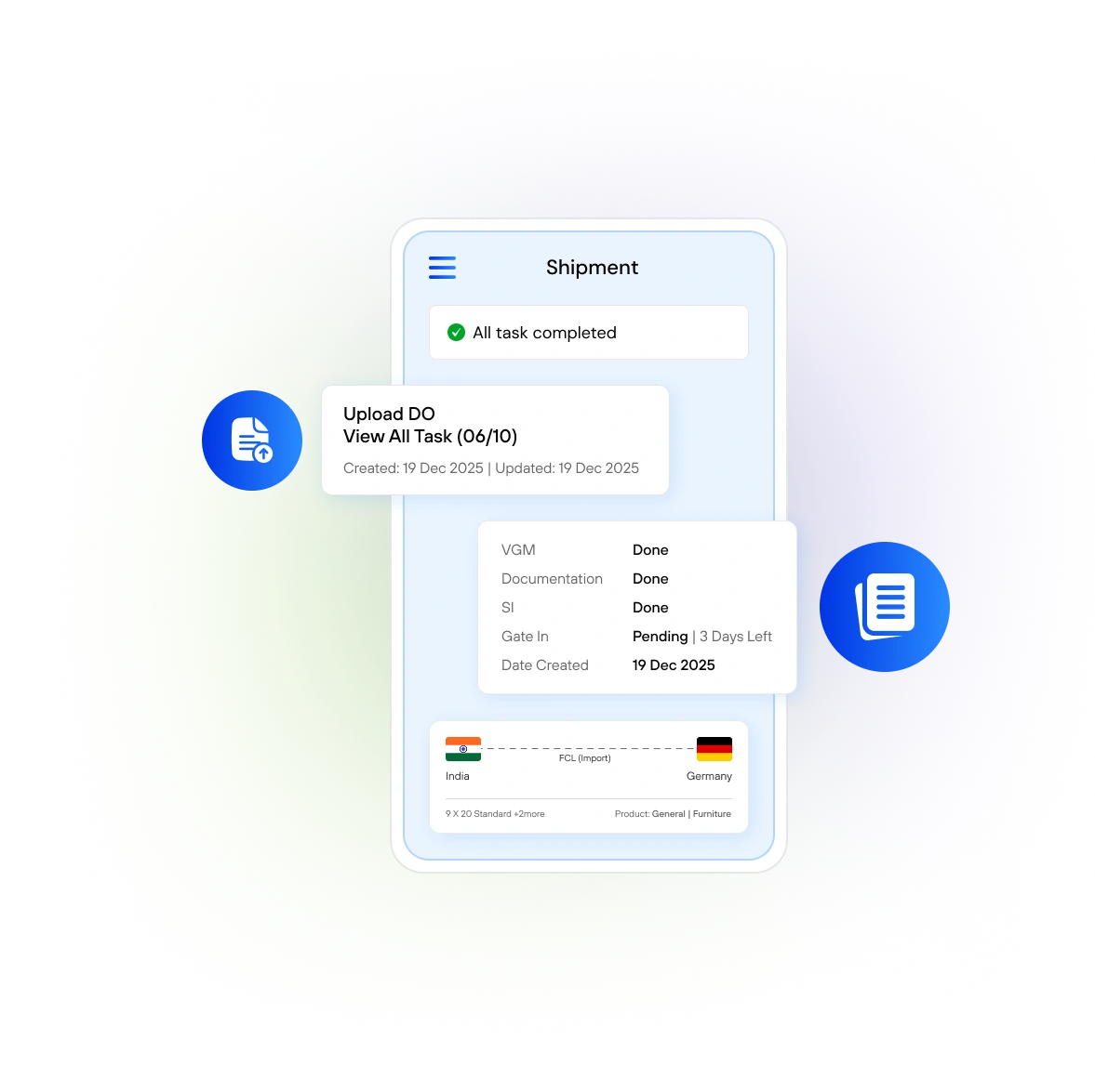 End-to-End Shipment Documentation & Execution