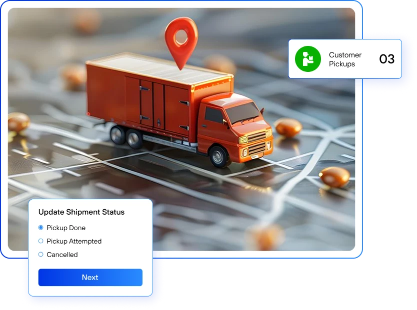 Re-route shipments dynamically in real time