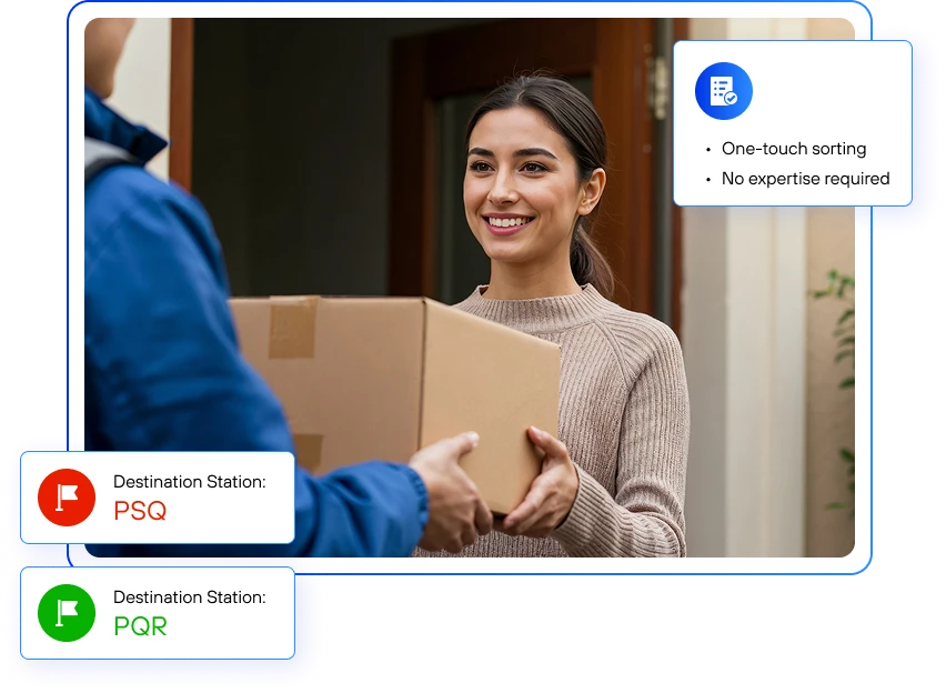 Maximize delivery accuracy & prevent mis-sorts